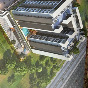 Balcony in 2 BHK Apartment at Shreeji Neelkanth, Kundevahal Village – for Sale