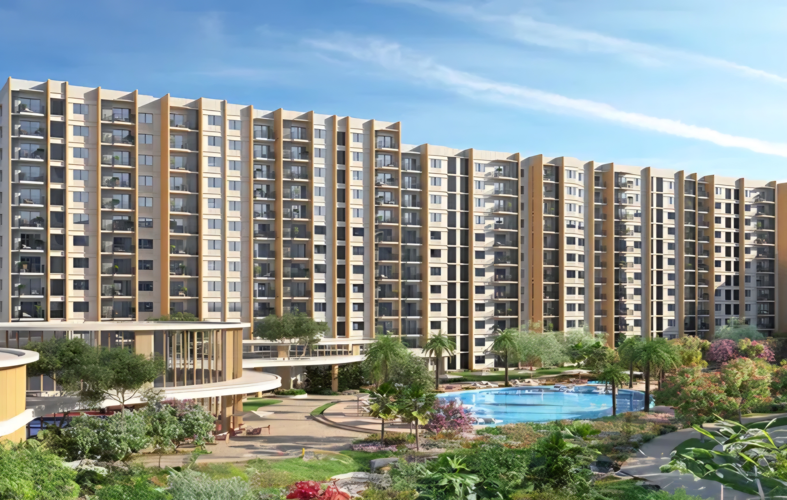3 BHK 1090 Sq.Ft. Apartment in Birla Trimaya