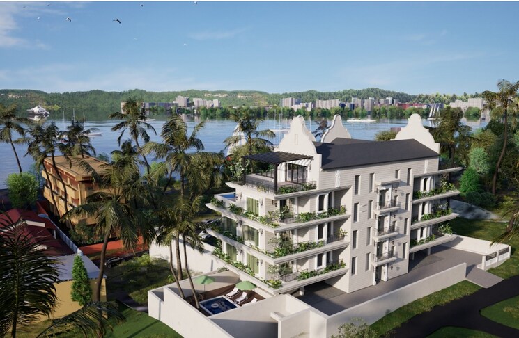 Exterior View, reis magos 3 Bedroom 276 Sq.Mt. Penthouse In Reis Magos Goa 9130235
