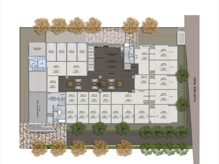 Master Plan, gami-and-jaydeep-ventura-commercial-hub Commercial Office Space 430 Sq.Ft. In Malad East Mumbai 9130234