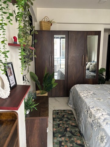 Living Room in 3 BHK Apartment at Andheri West – for Rent