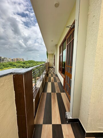 Balcony in 4 BHK Builder Floor at Vasant Kunj – for Rent