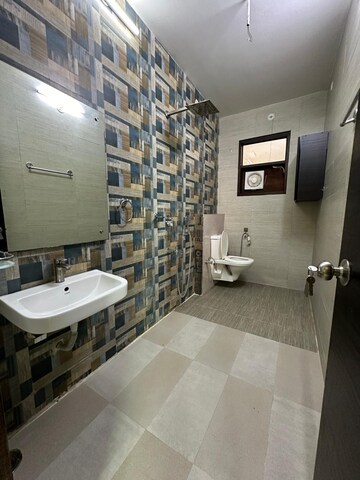Bathroom in 4 BHK Builder Floor at Vasant Kunj – for Rent