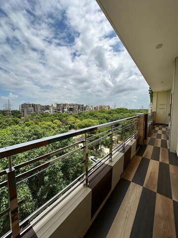 Balcony in 4 BHK Builder Floor at Vasant Kunj – for Rent