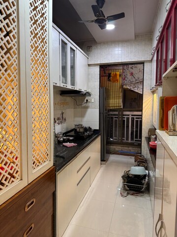 Kitchen in 1 BHK Apartment at Krishna Nagari CHS, Kalyan West – for Rent
