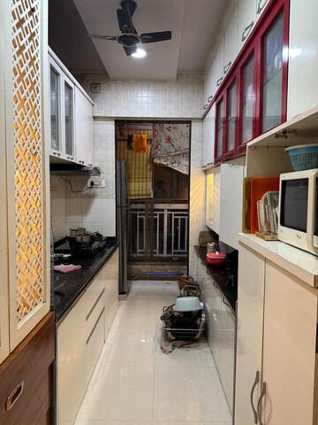 Kitchen in 1 BHK Apartment at Krishna Nagari CHS, Kalyan West – for Rent