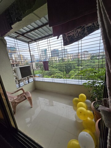 Balcony in 1 BHK Apartment at Devi Ashish CHS, Kalyan West – for Rent