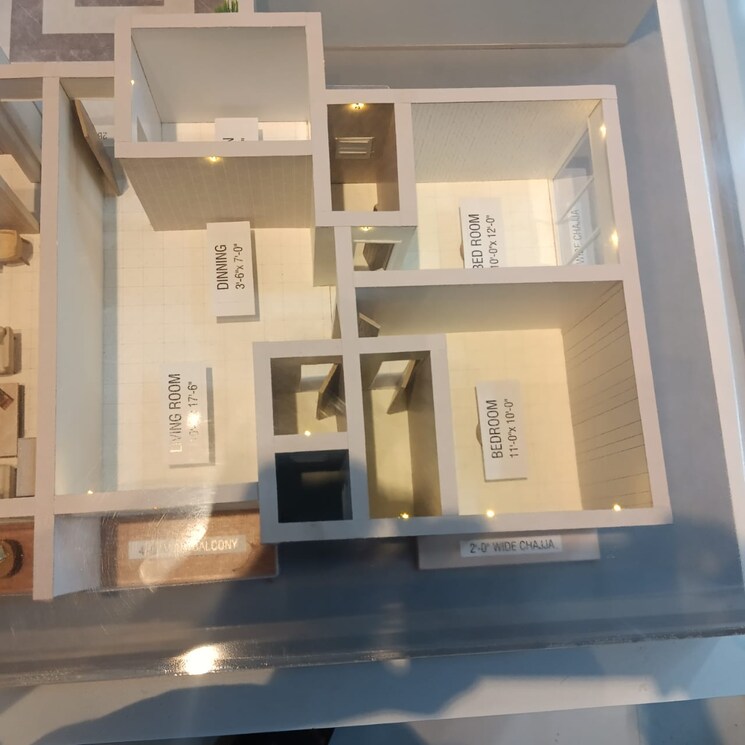 Floor Plan, earth-terrace 2 Bedroom 659 Sq.Ft. Apartment In Goregaon West Mumbai 9130426