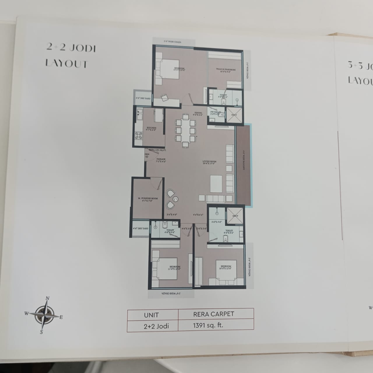 3 BHK Apartment For Sale in Earth Terrace