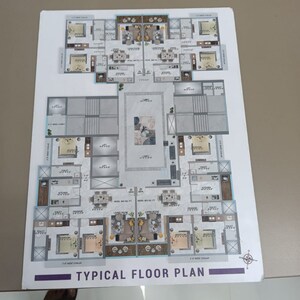 Floor Plan in 3 BHK Apartment at Earth Terrace, Goregaon West – for Sale