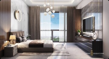 Living Room in 3 BHK Apartment at Mantra Magnus, Mundhwa – for Sale