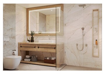 Bathroom in 3 BHK Apartment at Sobha Neopolis, Panathur – for Sale