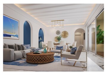 Living Room in 3 BHK Apartment at Sobha Neopolis, Panathur – for Sale