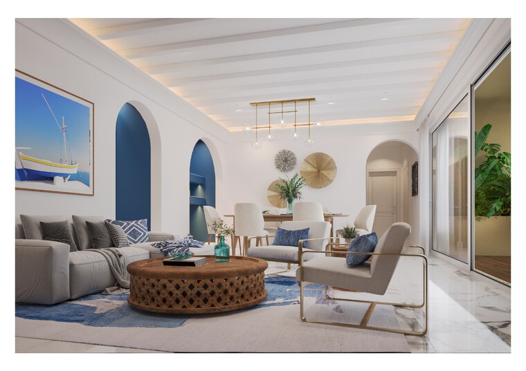 Living Room, sobha-neopolis 3 Bedroom 1915 Sq.Ft. Apartment In Panathur Bangalore 9130561