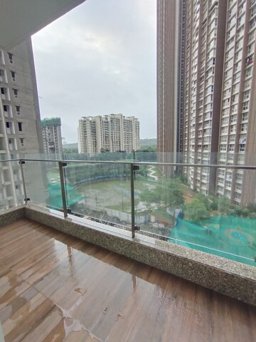 Balcony in 3 BHK Apartment at Runwal Forests, Kanjurmarg West – for Rent