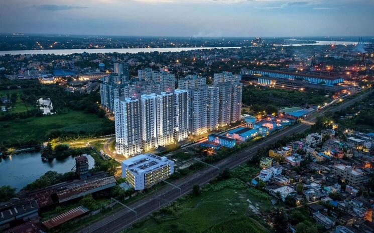 Exterior View, godrej-prakriti 3 Bedroom 1359 Sq.Ft. Apartment In Bt Road Kolkata 9130660