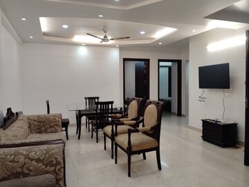 Living Room in 3 BHK Builder Floor at Jungpura Extension – for Rent