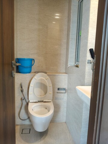 Bathroom in 1 BHK Apartment at Hiranandani Regent Hill, Powai – for Rent