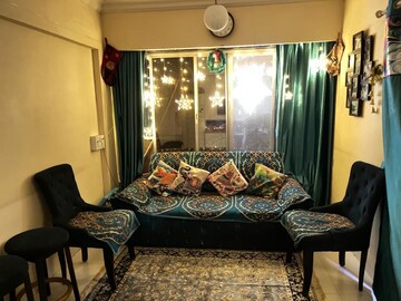 Living Room in 1 BHK Apartment at Divine CHS, Jogeshwari West – for Sale
