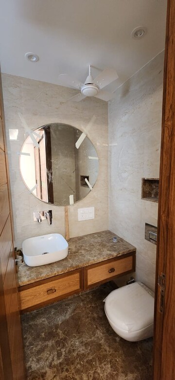 Bathroom in 2 BHK Builder Floor at Jungpura Extension – for Rent