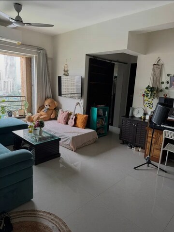 Living Room in 1 BHK Apartment at Satra One, Goregaon West – for Rent