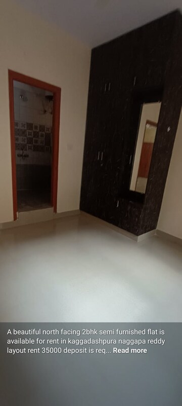 Room in 2 BHK Builder Floor at SR Grandeur Kaggadasapura, Kaggadasapura – for Rent