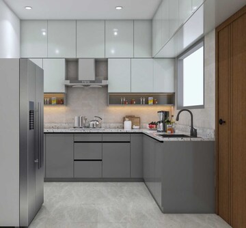 Kitchen in 3 BHK Apartment at Prestige Beverly Hills, Kokapet – for Rent