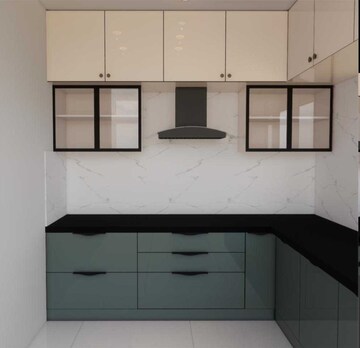 Kitchen in 3 BHK Apartment at Prestige Beverly Hills, Kokapet – for Rent