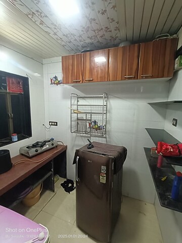 Kitchen in 1 RK Apartment at Ghansoli – for Rent