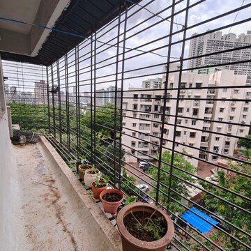 Balcony in 2 BHK Apartment at Ganga Vihar Co-operative Housing Society, Raheja Twp – for Rent