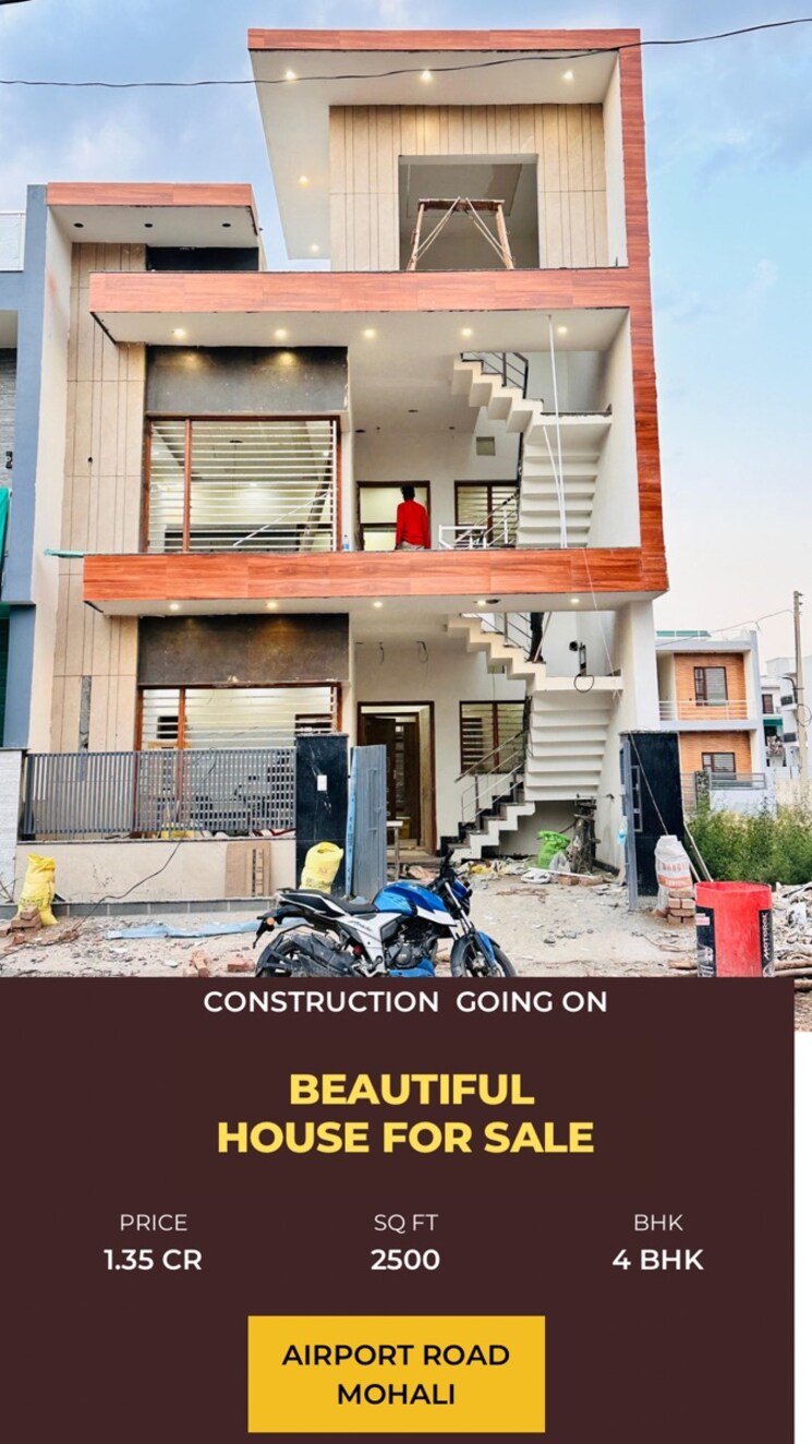 Exterior View, sector 123 3 Bedroom 103 Sq.Yd. Villa In Sector 123 Mohali 9130880