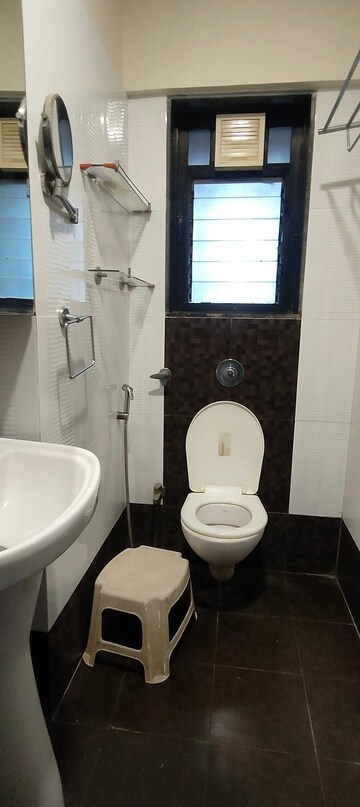 Bathroom in 2.5 BHK Apartment at DLH Sorrento, Veera Desai Road – for Rent