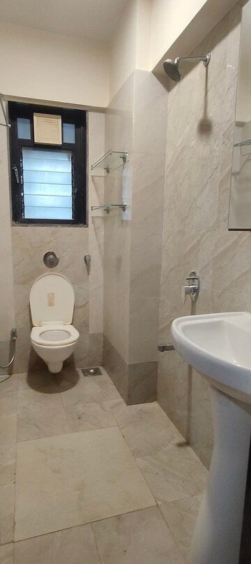 Bathroom in 2.5 BHK Apartment at DLH Sorrento, Veera Desai Road – for Rent