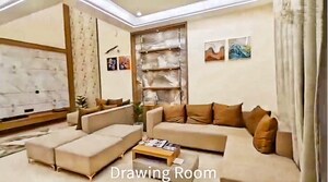 Living Room in 4 BHK Villa at Mansarovar Extension – for Sale
