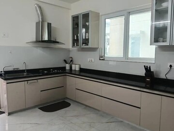Kitchen in 4 BHK Apartment at Trendset Jayabheri Elevate, Madhapur – for Rent