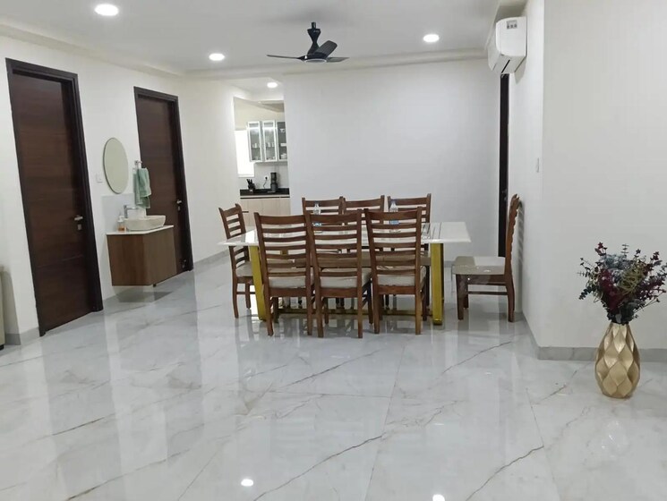 Living Room, trendset-jayabheri-elevate 4 Bedroom 3460 Sq.Ft. Apartment In Madhapur Hyderabad 9131020