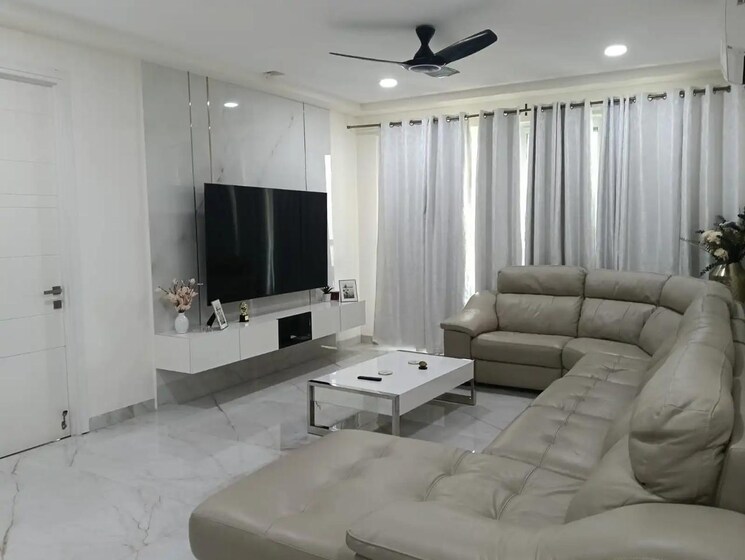 Living Room, trendset-jayabheri-elevate 4 Bedroom 3460 Sq.Ft. Apartment In Madhapur Hyderabad 9131020