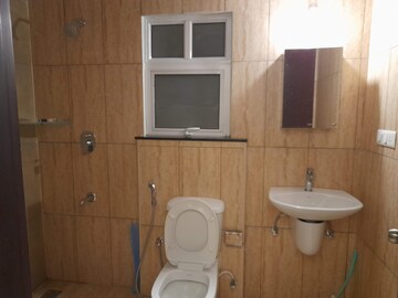 Bathroom in 2 BHK Apartment at Prestige Lakeside Habitat, Varthur – for Rent