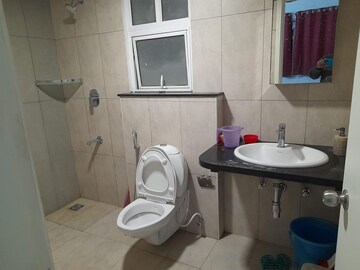 Bathroom in 2 BHK Apartment at Prestige Lakeside Habitat, Varthur – for Rent