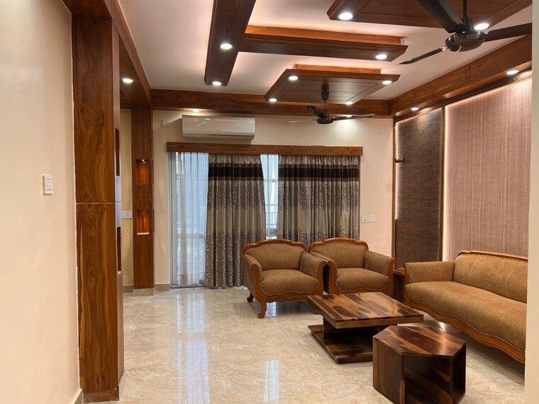 Living Room, bptp-district-3 3 Bedroom 2250 Sq.Ft. Builder Floor In Sector 85 Faridabad 9131142