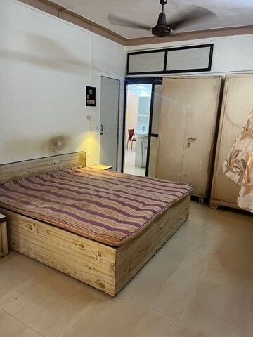 Bedroom in 1.5 BHK Apartment at North Bombay Society, Juhu – for Rent