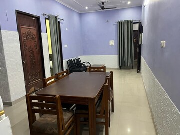 Dining area in 3 BHK Apartment at Arjunganj – for Rent