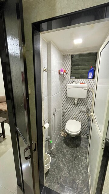 Bathroom in 1 BHK Apartment at Avillion Greenfields Co Op Housing Society, Jogeshwari East – for Rent