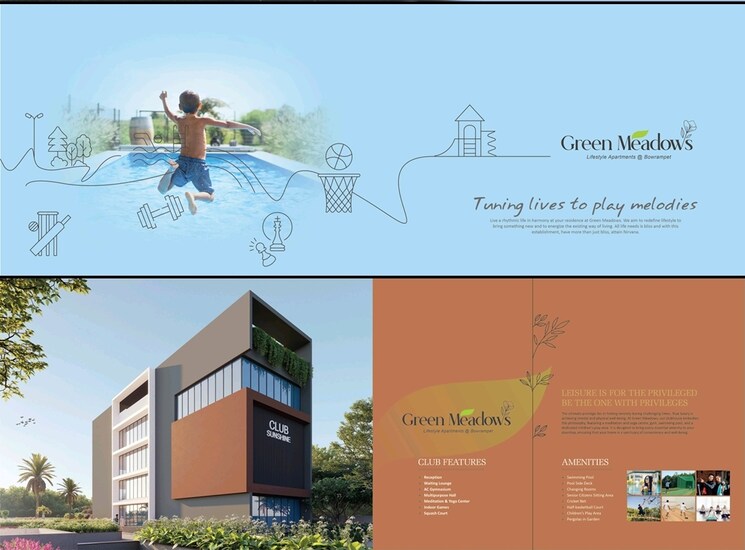 Exterior View, bachupally 3 Bedroom 1560 Sq.Ft. Apartment In Bachupally Hyderabad 9131204