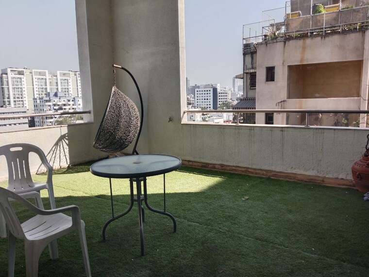 Balcony, park-grandeur 4 Bedroom 5000 Sq.Ft. Penthouse In Baner Pune 9131196