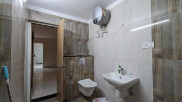 Bathroom in 3 BHK Apartment at SMR Vinay Iconia Hyderabad, Kondapur – for Rent