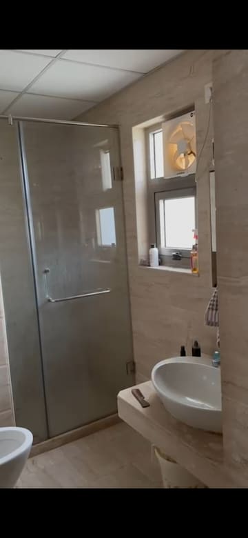Bathroom in 3 BHK Apartment at Chintels Serenity, Sector 109 – for Rent