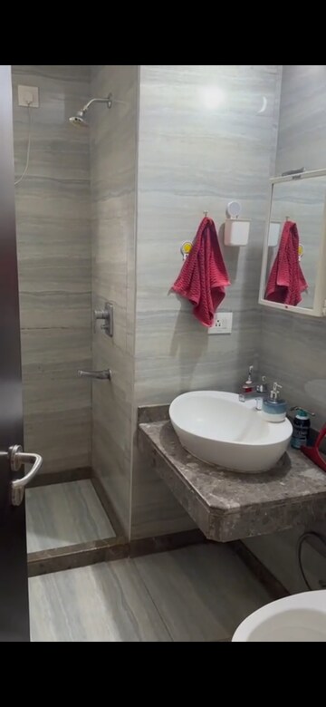 Bathroom in 3 BHK Apartment at Chintels Serenity, Sector 109 – for Rent