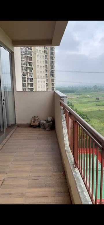 Balcony in 3 BHK Apartment at Chintels Serenity, Sector 109 – for Rent