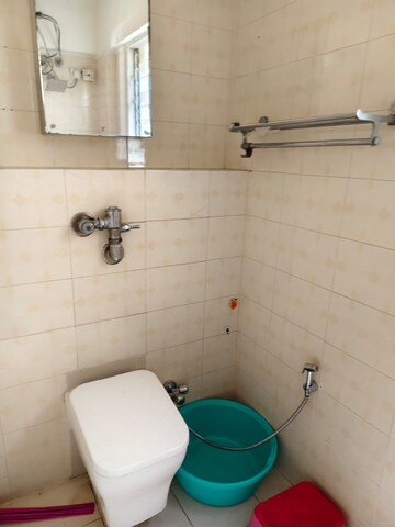 Bathroom in 2 BHK Apartment at Panchsheel Gardens, Kandivali West – for Rent